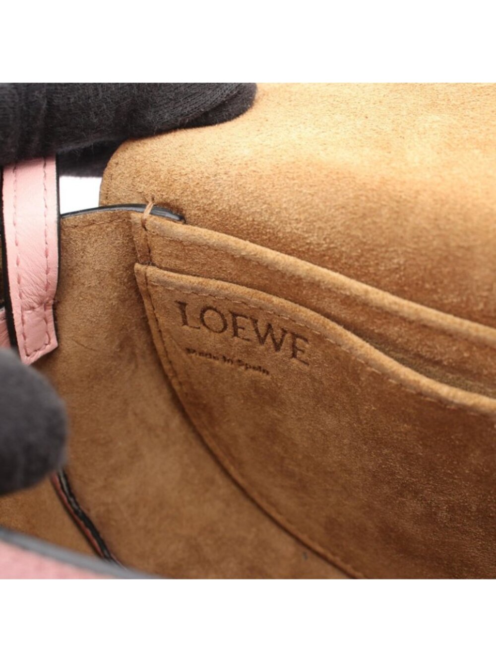 Loewe Shoulder Bag Gate Mini Light Pink Leather - Picture 4 of 7